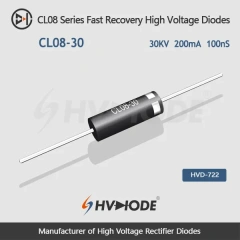 CL08-30 Fast Recovery High Voltage Diode 30KV 200mA 100nS