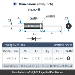 CL08T-Series Ultra Fast Recovery High Voltage Diode