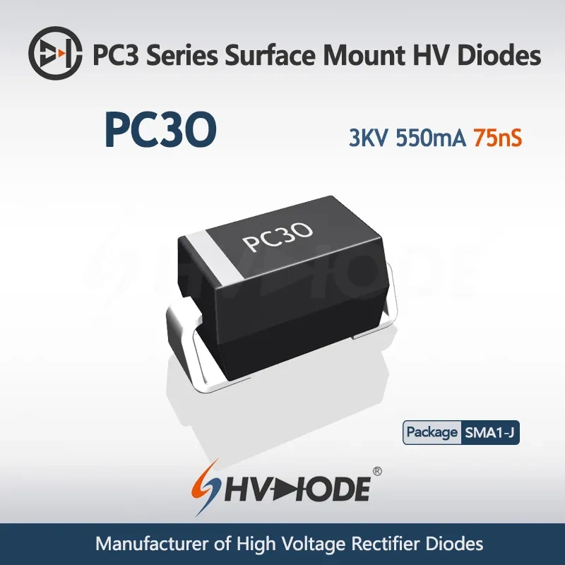 PC3 Series Surface Mount HV Diodes