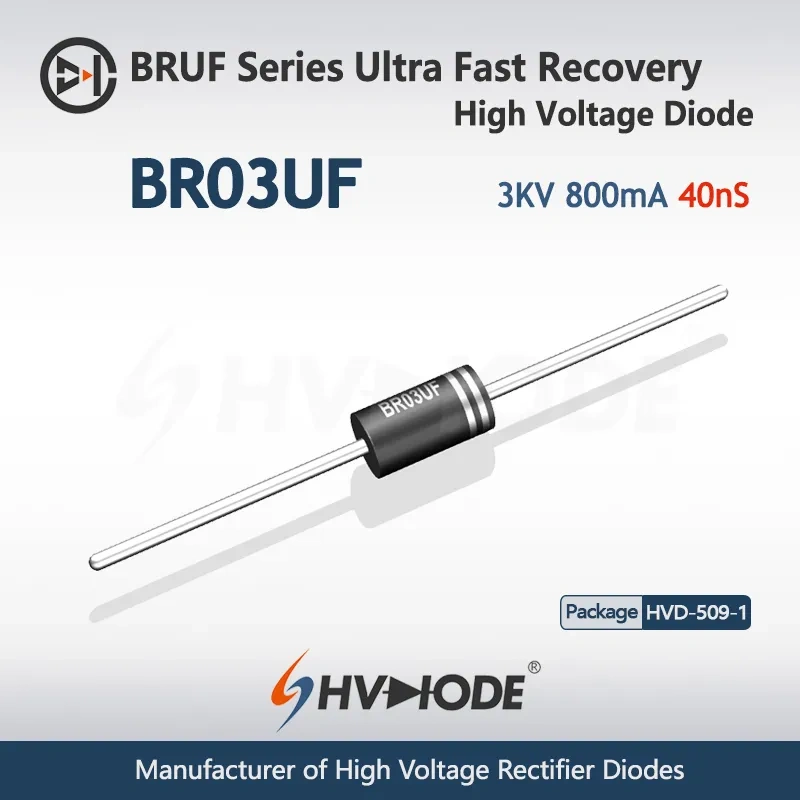 BRUF Series Ultra Fast Recovery High Voltage Diodes