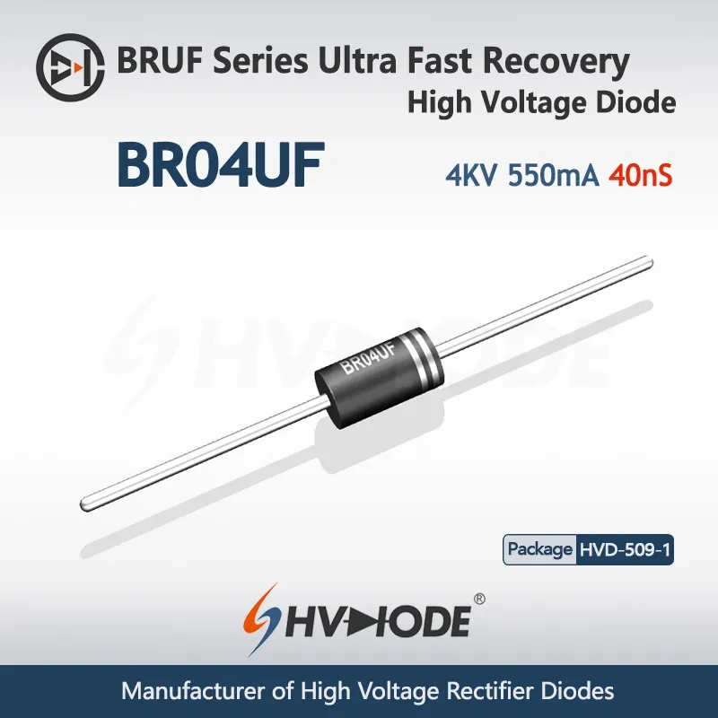 BRUF Series Ultra Fast Recovery High Voltage Diodes