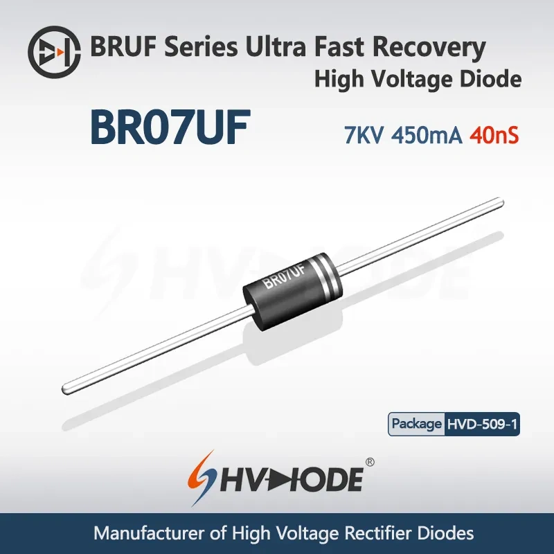 BRUF Series Ultra Fast Recovery High Voltage Diodes