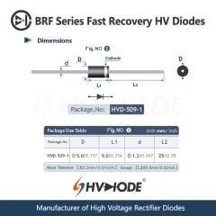 BRF Series Fast Recovery High Voltage Diodes