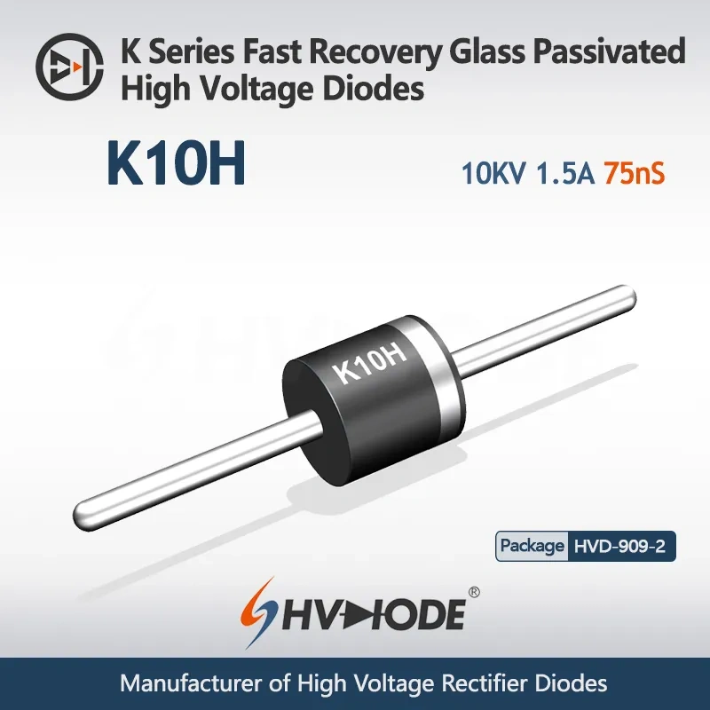 K Series Power Frequency&Fast Recovery Glass Passivated High Voltage Diodes