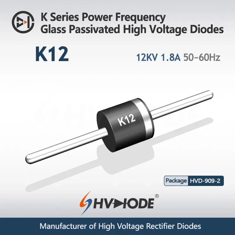 K Series Power Frequency&Fast Recovery Glass Passivated High Voltage Diodes