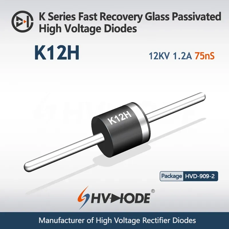 K Series Power Frequency&Fast Recovery Glass Passivated High Voltage Diodes