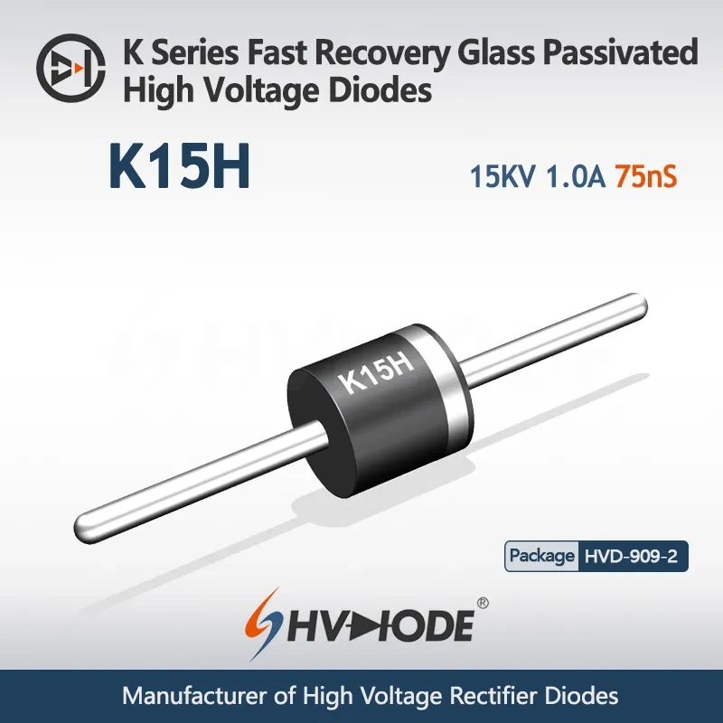 K Series Power Frequency&Fast Recovery Glass Passivated High Voltage Diodes