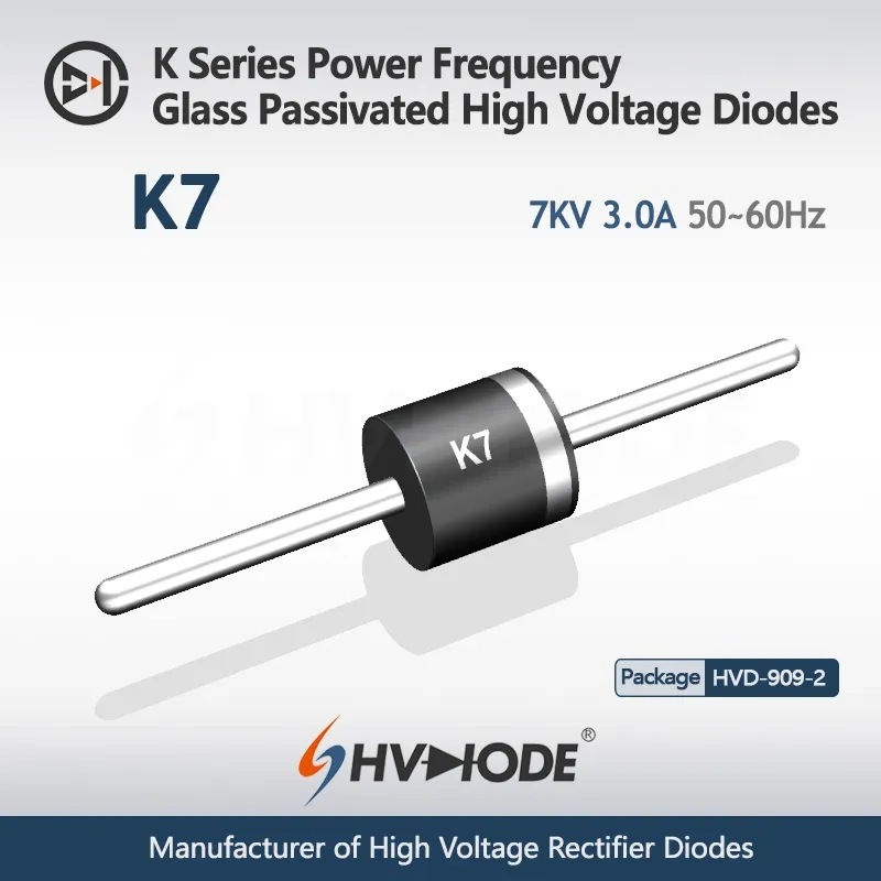 K Series Power Frequency&Fast Recovery Glass Passivated High Voltage Diodes