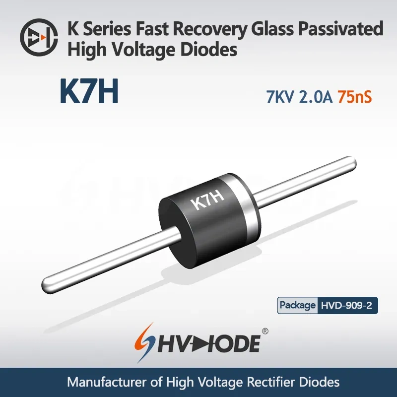 K Series Power Frequency&Fast Recovery Glass Passivated High Voltage Diodes