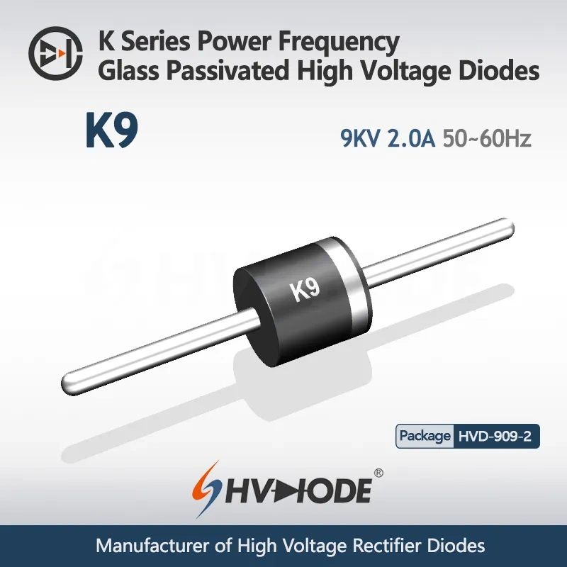 K Series Power Frequency&Fast Recovery Glass Passivated High Voltage Diodes