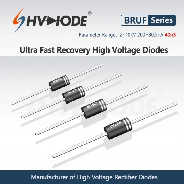 BRUF Series Ultra Fast Recovery High Voltage Diodes