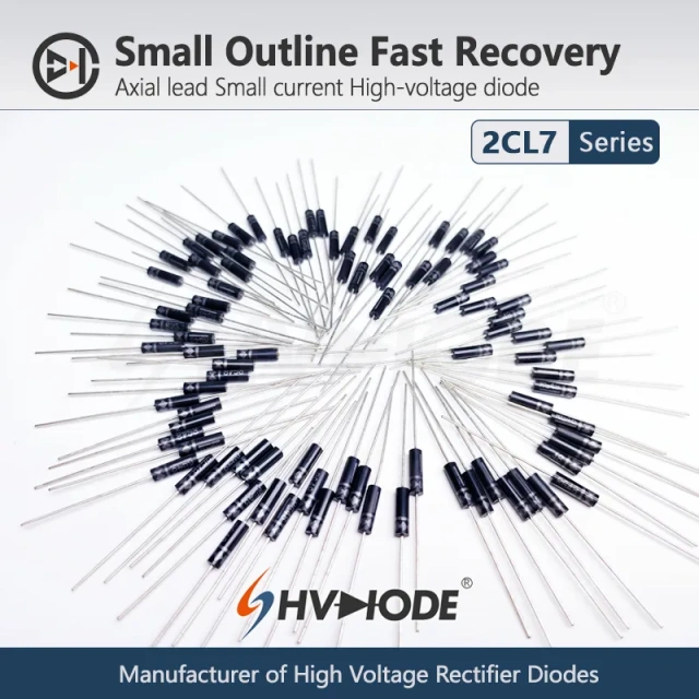 2CL7系列快恢复高压二极管4-30KV 5mA 80nS