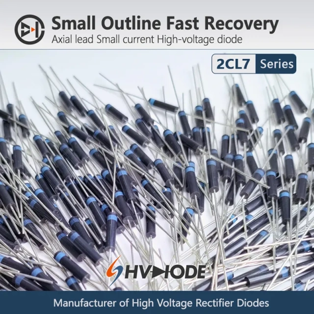 2CL7系列快恢复高压二极管4-30KV 5mA 80nS