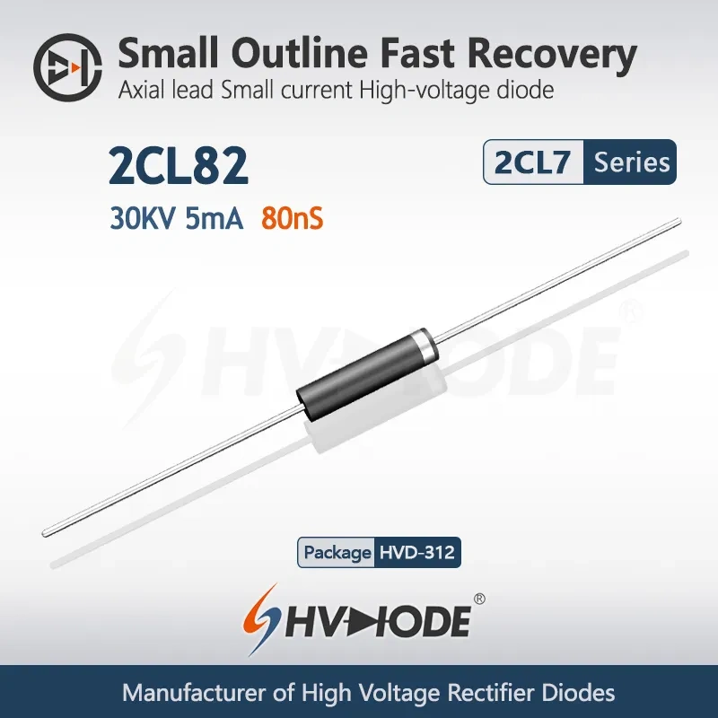 2CL82 Fast Recovery High Voltage Diode 30KV 5mA 80nS