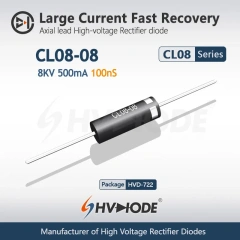 CL08-08 Fast Recovery High Voltage Diode 8KV 500mA 100nS