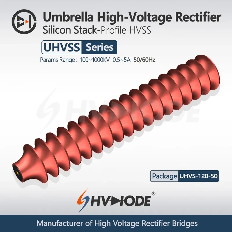 UHVSS-Series Umbrella High-Voltage Rectifier Silicon Stack-Profile HVSS