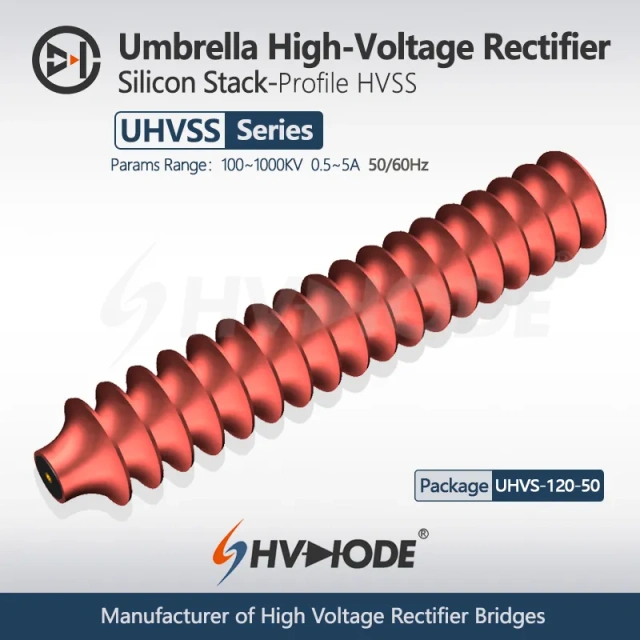 UHVSS-Series Umbrella High-Voltage Rectifier Silicon Stack-Profile HVSS