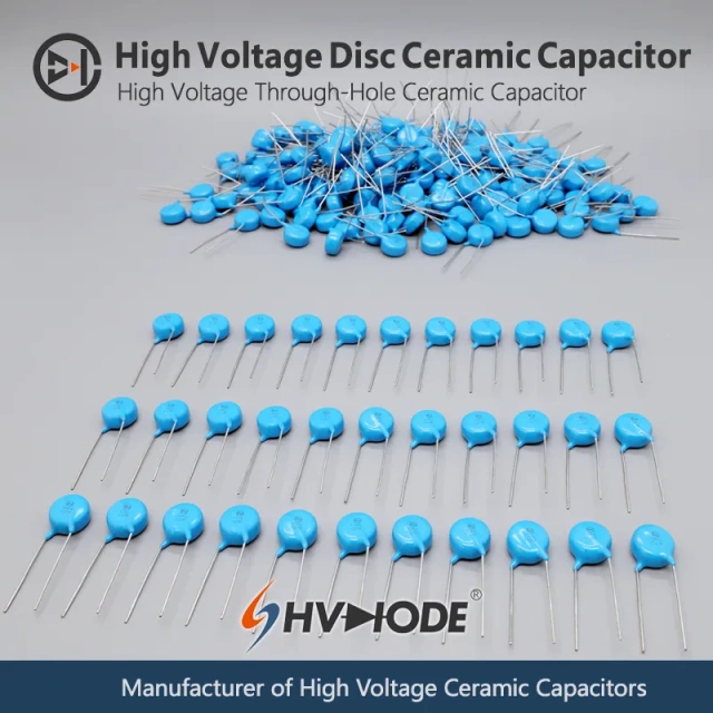 HVDC10K152M High Voltage Disc Ceramic Capacitor 10KV 1500pF Y5U