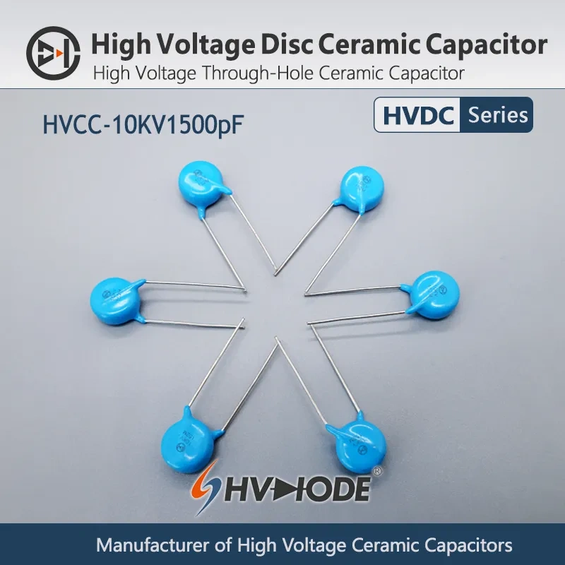 HVDC10K152M High Voltage Disc Ceramic Capacitor 10KV 1500pF Y5U