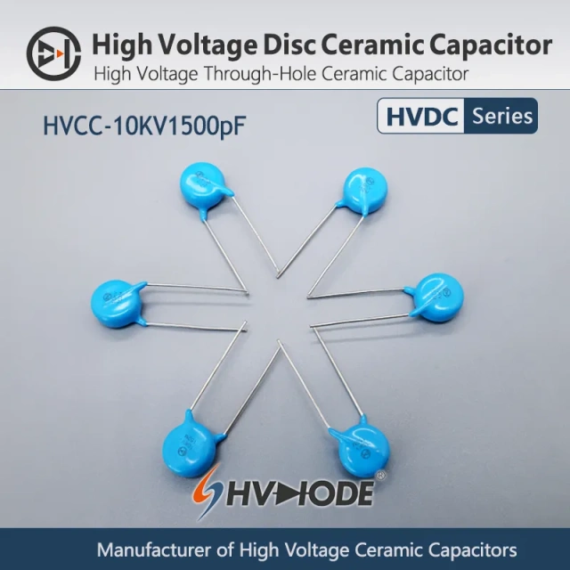 HVDC10K152M High Voltage Disc Ceramic Capacitor 10KV 1500pF Y5U