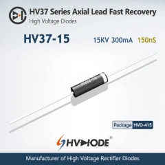 HV37-15 快恢复高压二极管 15KV, 300mA, 150nS