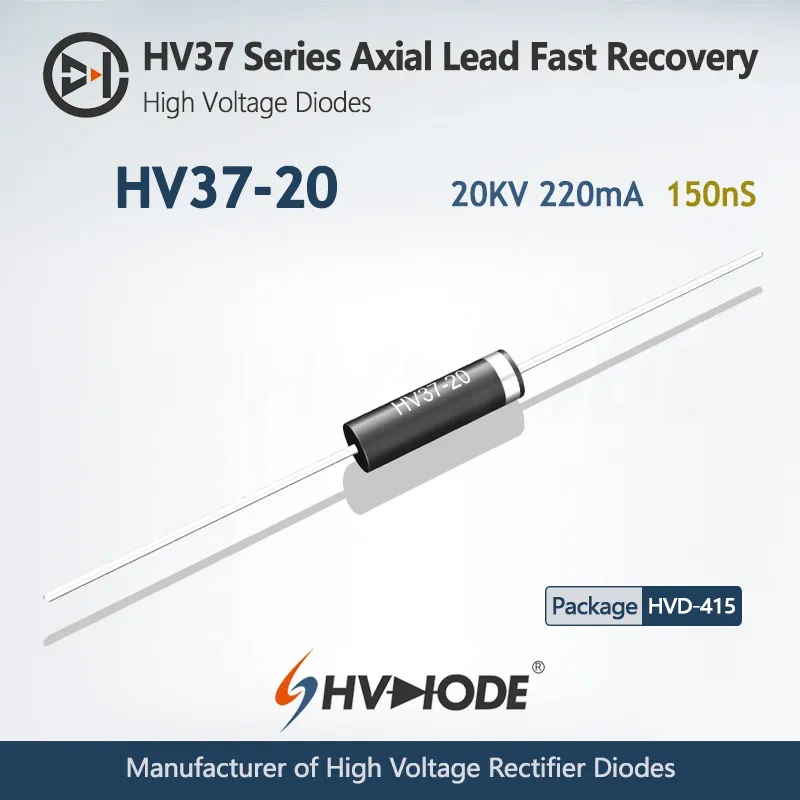 HV37-20  Fast Recoveryhigh voltage diode 20KV, 220mA, 150nS