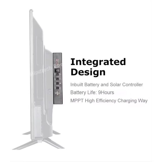 32inch FHD Solar TV With Solar Panel & Rechargeable Battery