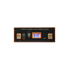 12.8V/25Ah-50Ah Portable Battery System With Solar Panel