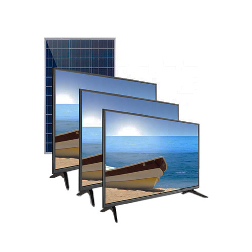 Solar-Powered 32-Inch TV | Rechargeable Battery & Panel Kit | Off-Grid HD Entertainment