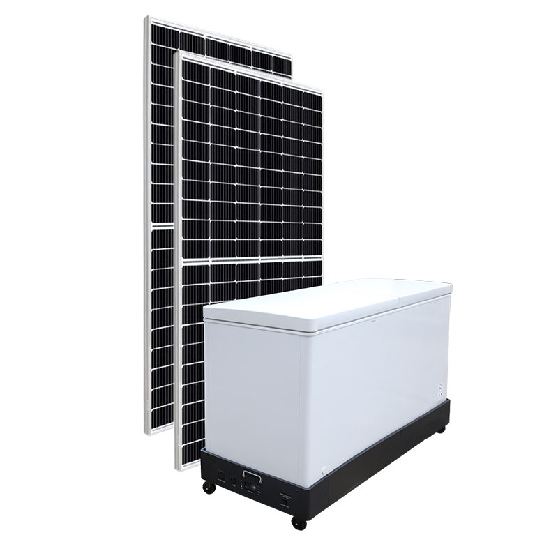 600L Solar Powered Chest Refrigerator/Freezer Build-in UPS