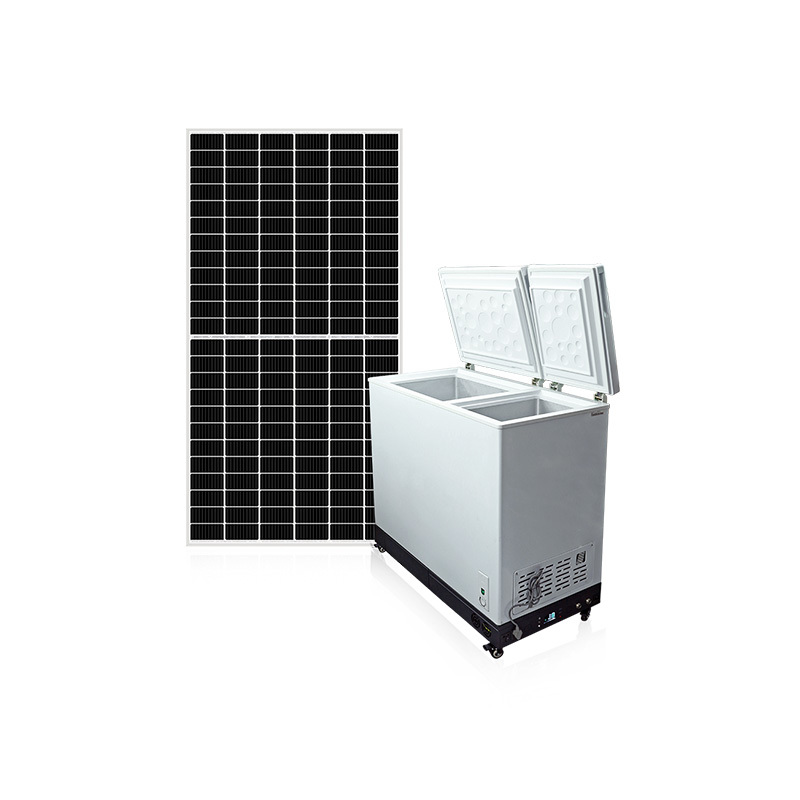 200L Solar Powered Chest Refrigerator/Freezer Build-in UPS