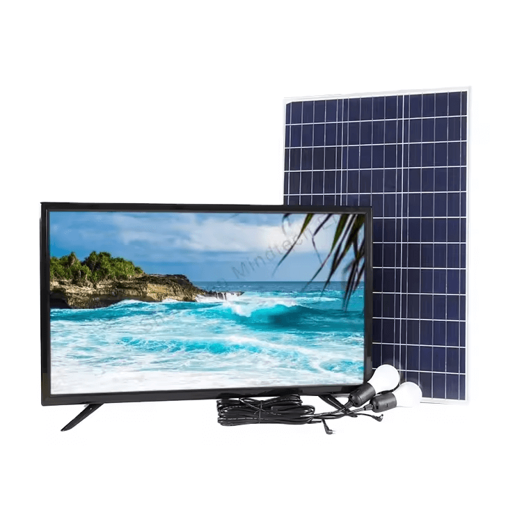 32-Inch Solar TV | Sun-Powered Rechargeable Battery | Off-Grid HD Television