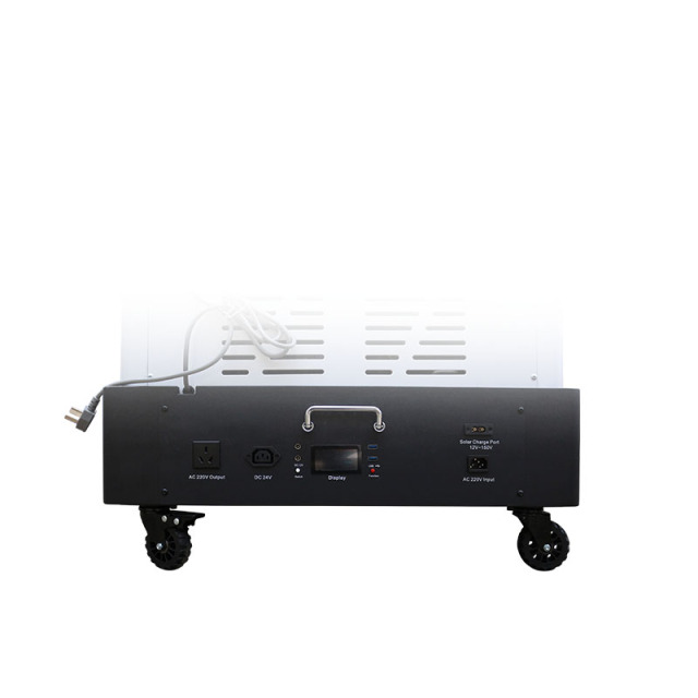 600L Solar Freezer, Solar Powered Chest Refrigerator System Build-in UPS