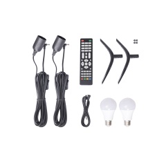 32-Inch Solar TV | Sun-Powered Rechargeable Battery TV | Off-Grid HD Television