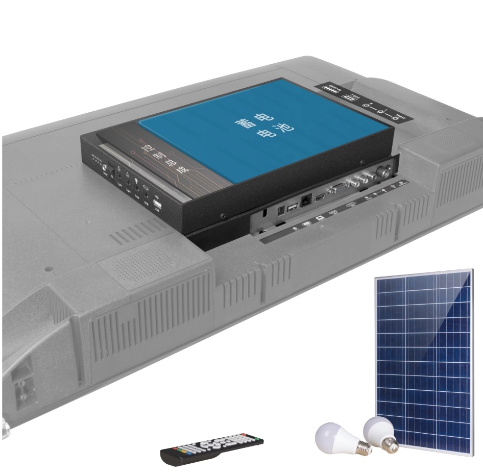 32-Inch Solar Powered Smart TV | Sun-Powered Rechargeable Battery TV  with 60W Solar Panel | Off-grid