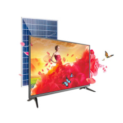 40-Inch FHD Solar-Powered TV Bundle: Complete with Solar Panel and Rechargeable Battery