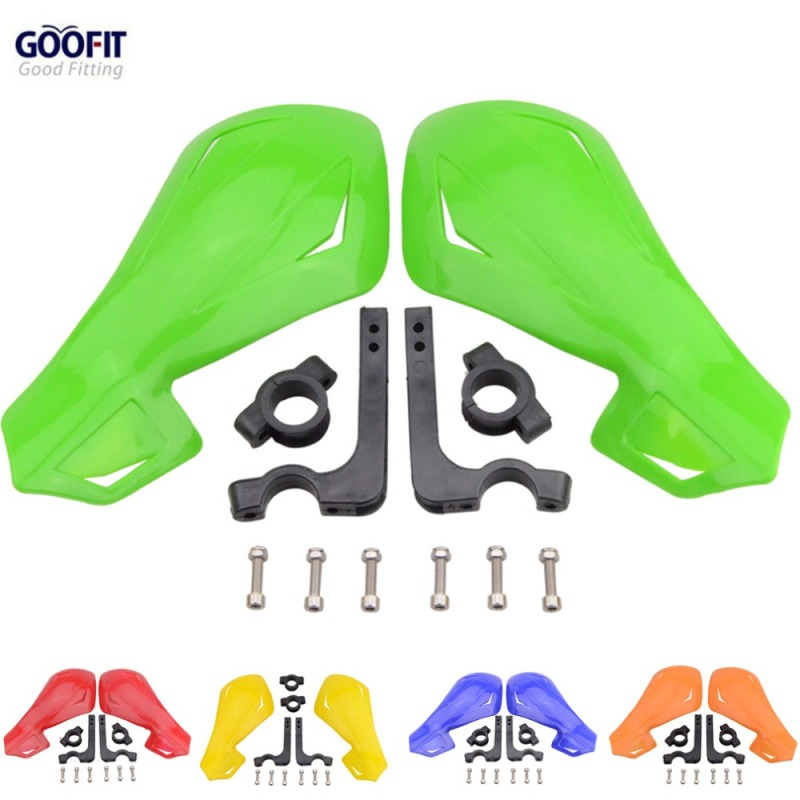 GOOFIT motorcycle Universal 7/8&quot; Handlebar personality Grip Protector Dirtbike ATV Motorcycle Bar Hand Guards Handguard arm guard