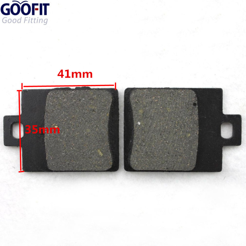 GOOFIT Rear Disc Brake Pad Replacement For 50cc 70cc 90cc 110cc 125cc Dirt Bike Go Kart ATV