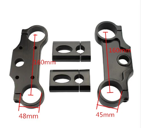 GOOFIT Handle Bar Casting Triple Tree Clamps Assembly Replacement for Apollo Pit Dirt Bike