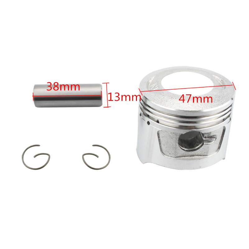 GOOFIT 47mm Piston Kit Replacement For 70cc Horizontal Engine CRF70 XR70 XL70 CT70 ATV Scooter
