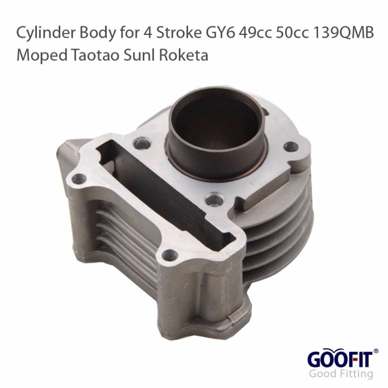 GOOFIT motorcycle GY6 39mm Cylinder Liners Body Replacement For 4 Stroke GY6 49cc 50cc 139QMB Moped Taotao Sunl Roketa ATV