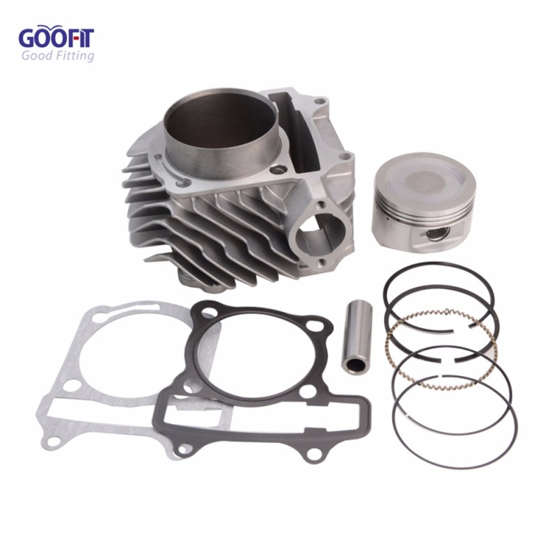 GOOFIT 63mm Engine Parts Cylinder Liners Heads Block Kit Replacement For GY6 180cc 200cc 250cc ATV Off-Road Vehicle