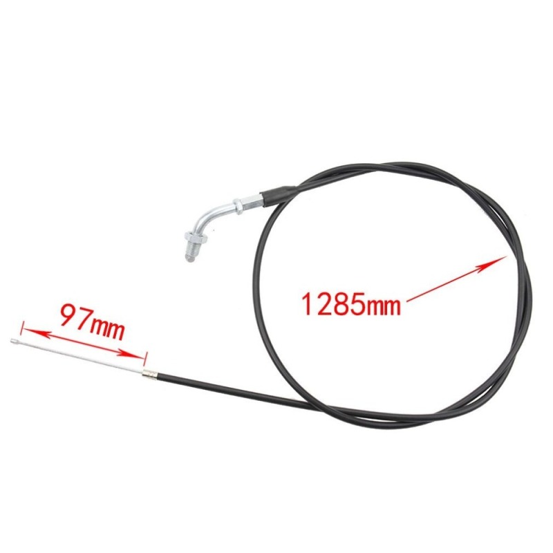 GOOFIT 50.59&quot; Motorcycle Throttle Cable Replacement For 125cc 150cc 200cc 250cc Dirt Bike China Moped Scooter Chinese Scooter ATV Quad Go Kart Moped D
