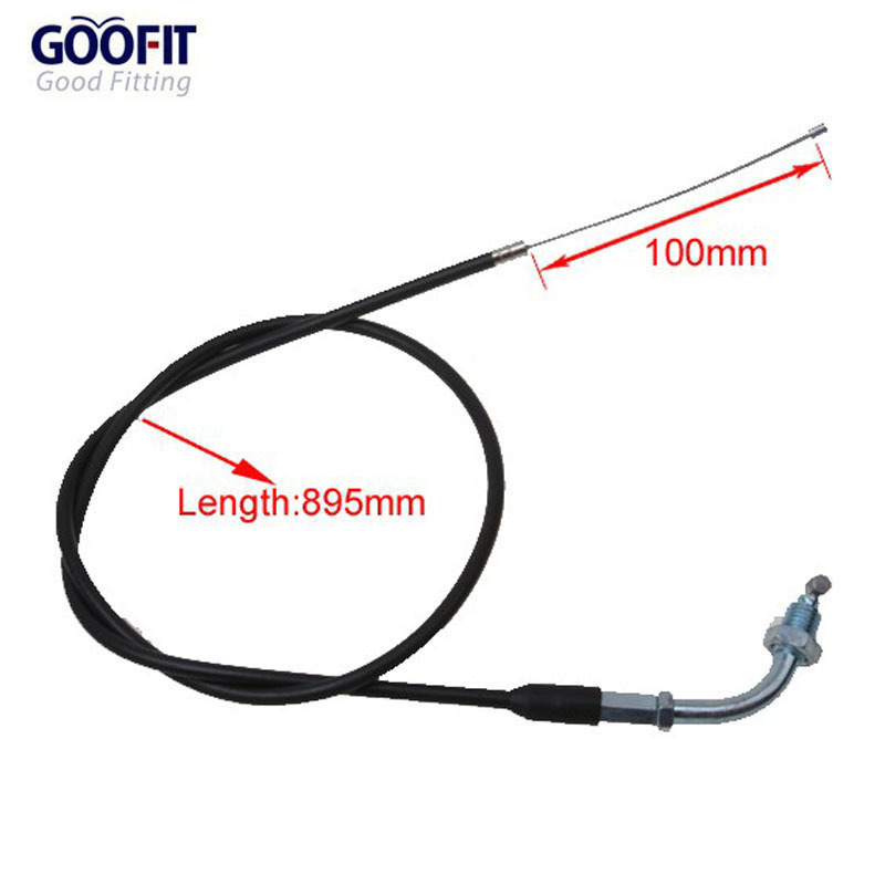 GOOFIT 35.24&quot; Throttle Cable Replacement for 50cc 70cc 90cc 110cc 125cc Dirt Bike