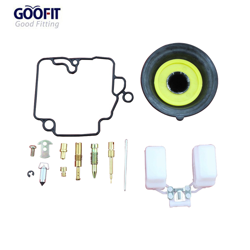 GOOFIT 16.5mm Carburetor Repair Kit Replacement For GY6 49cc 50cc Engine ATV Scooter