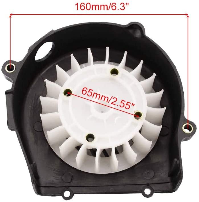 GOOFIT Air Director Assy Engine Cooling Fan Cover Air Shroud Cooling Assembly Fit replacement for 139qmb gy6 50cc 125 150cc ATV Go Kart Buggys Scooter