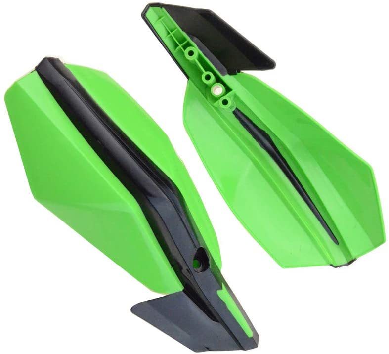 GOOFIT 7/8&quot; 22MM Handguard Motocross Handlebar Hand Brush Guards Protector for Motocross Dirt Bike ATV Off Road Green