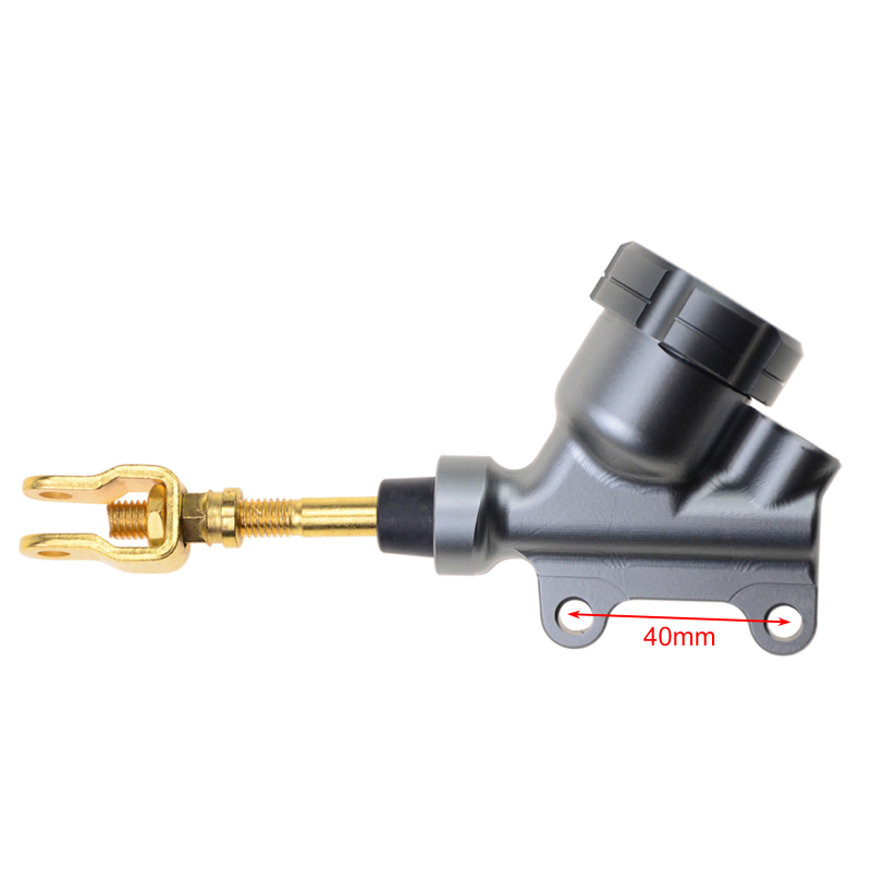 GOOFIT 41mm Titanium Rear Foot Brake Master Cylinder Hydraulic Brake Pump Replacement For Dirt Bike Pit Qua ATV