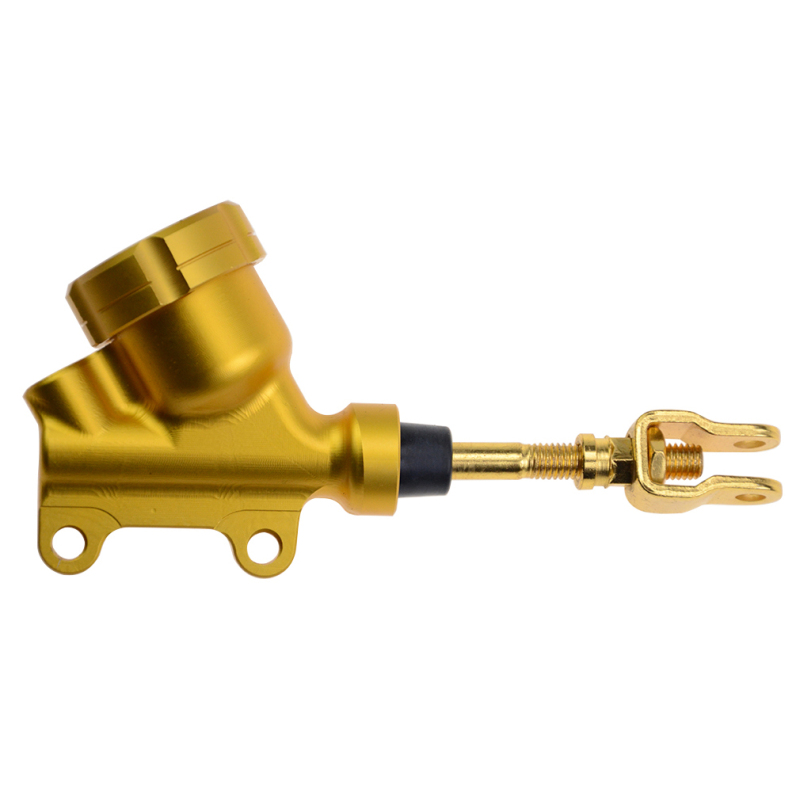 GOOFIT 41mm Gold Rear Foot Brake Master Cylinder Hydraulic Brake Pump Replacement For Dirt Bike Pit Qua ATV