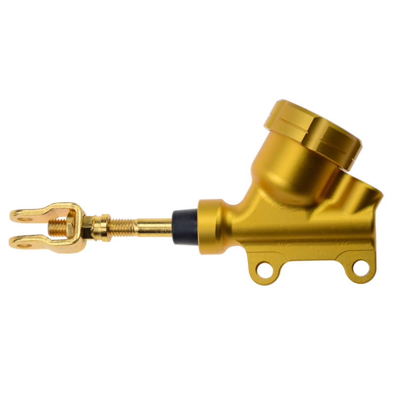 GOOFIT 41mm Gold Rear Foot Brake Master Cylinder Hydraulic Brake Pump Replacement For Dirt Bike Pit Qua ATV